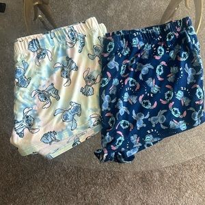 Disney Stitch PJ shorts